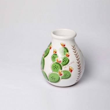 Vase Prickly Pear Folk VS539FC Vase Prickly Pear Folk VS539FC
